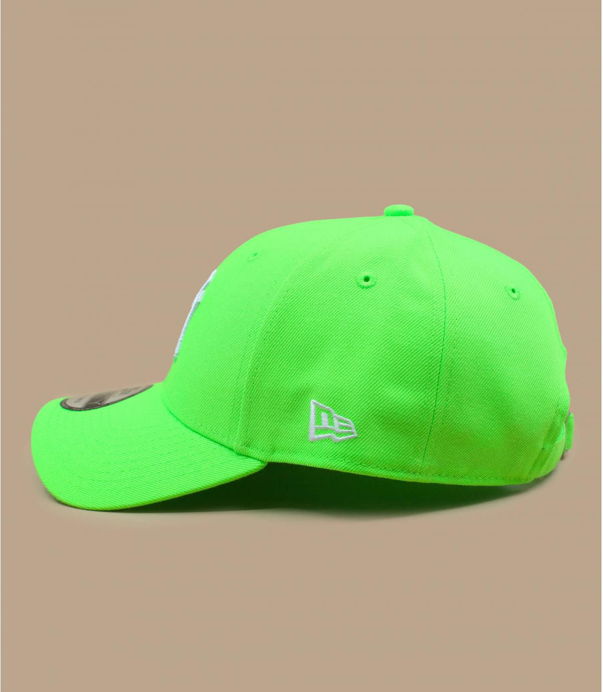 Cappellino da bambino verde NY Cappellino da bambino verde NY